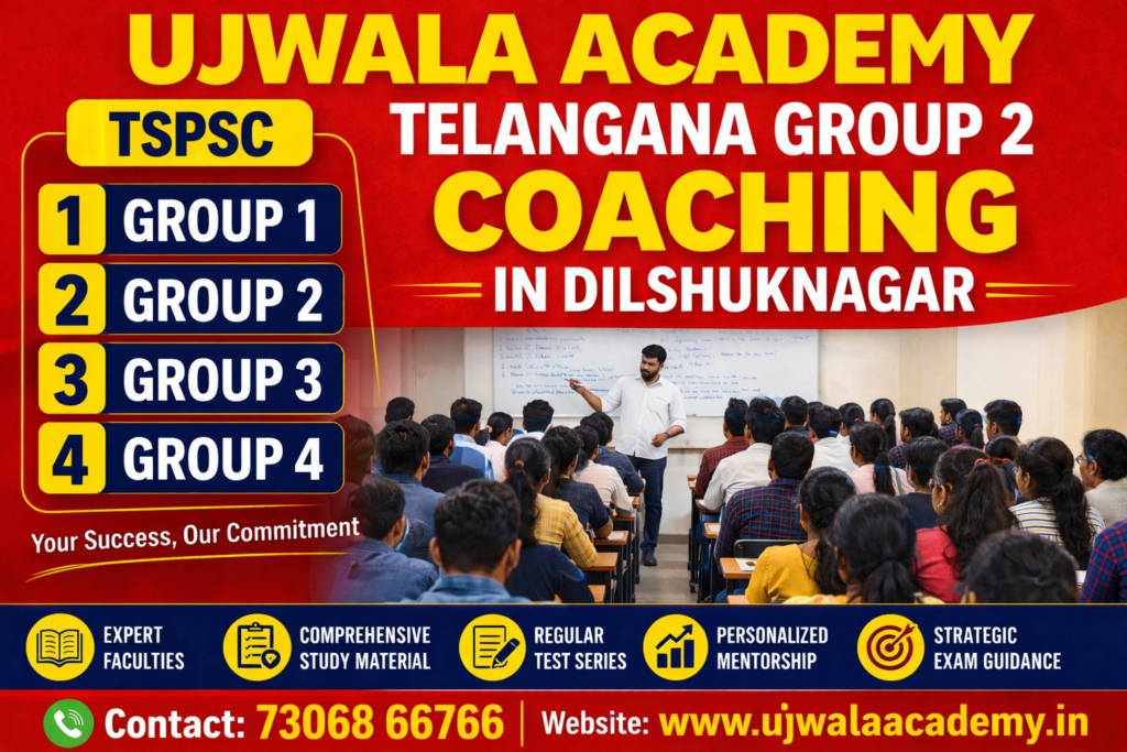 Telangana groups coaching at ujwala academy