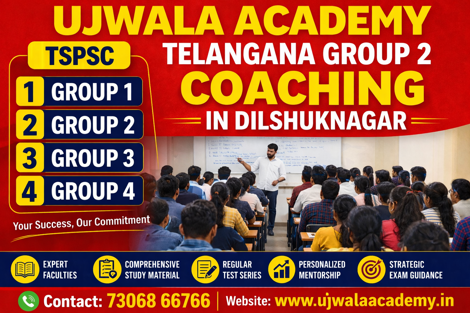 Telangana groups coaching at ujwala academy
